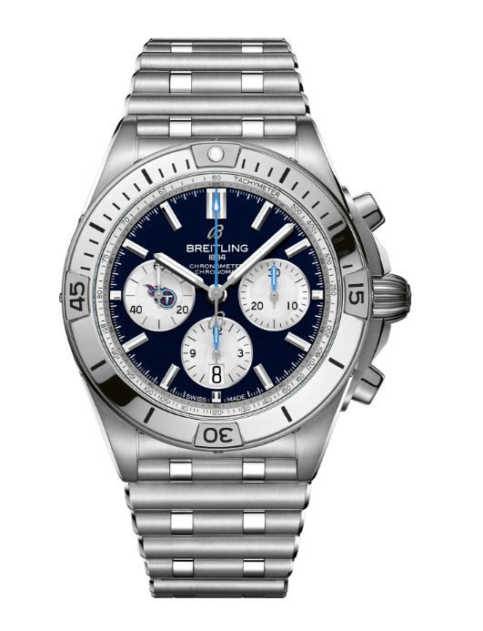 Breitling CHRONOMAT B01 42 NFL TENNESSEE TITANS EDITION Replica Watch AB01342B1C6A1